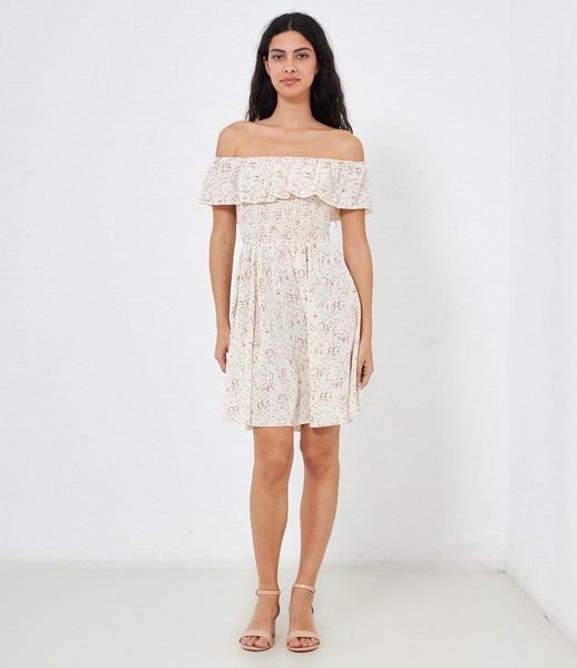 Abito con scollo volant – Zuiki Italia