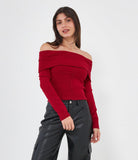 Maglia con spalle scoperte
