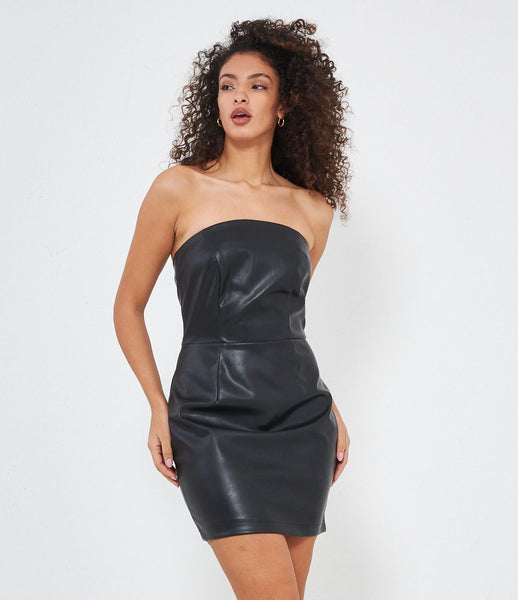 Vestito Corto Abito Similpelle Zara Abiti In Finta Pelle Abito