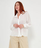 Camicia semitrasparente