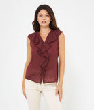 Camicia con volant