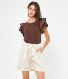 Maglia con volant