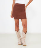 Minigonna in maglia