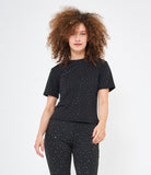 T-shirt con strass