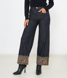 Jeans dettaglio animalier