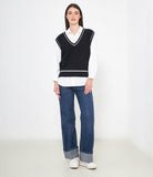 Gilet scollo a V