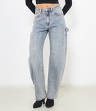 Jeans con strass