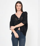 Cardigan traforato