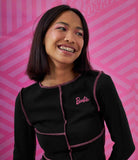 Barbie sweater with visible stitching