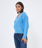 Cable-knit comfy sweater