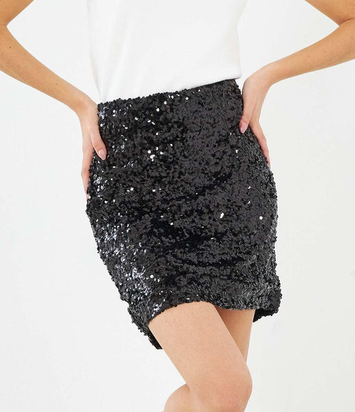 Minigonna in paillettes Zuiki Italia