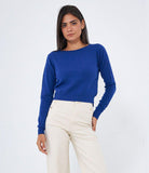 Maglia crop con spacchi