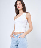 One-shoulder top