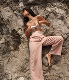 Pantaloni in raso