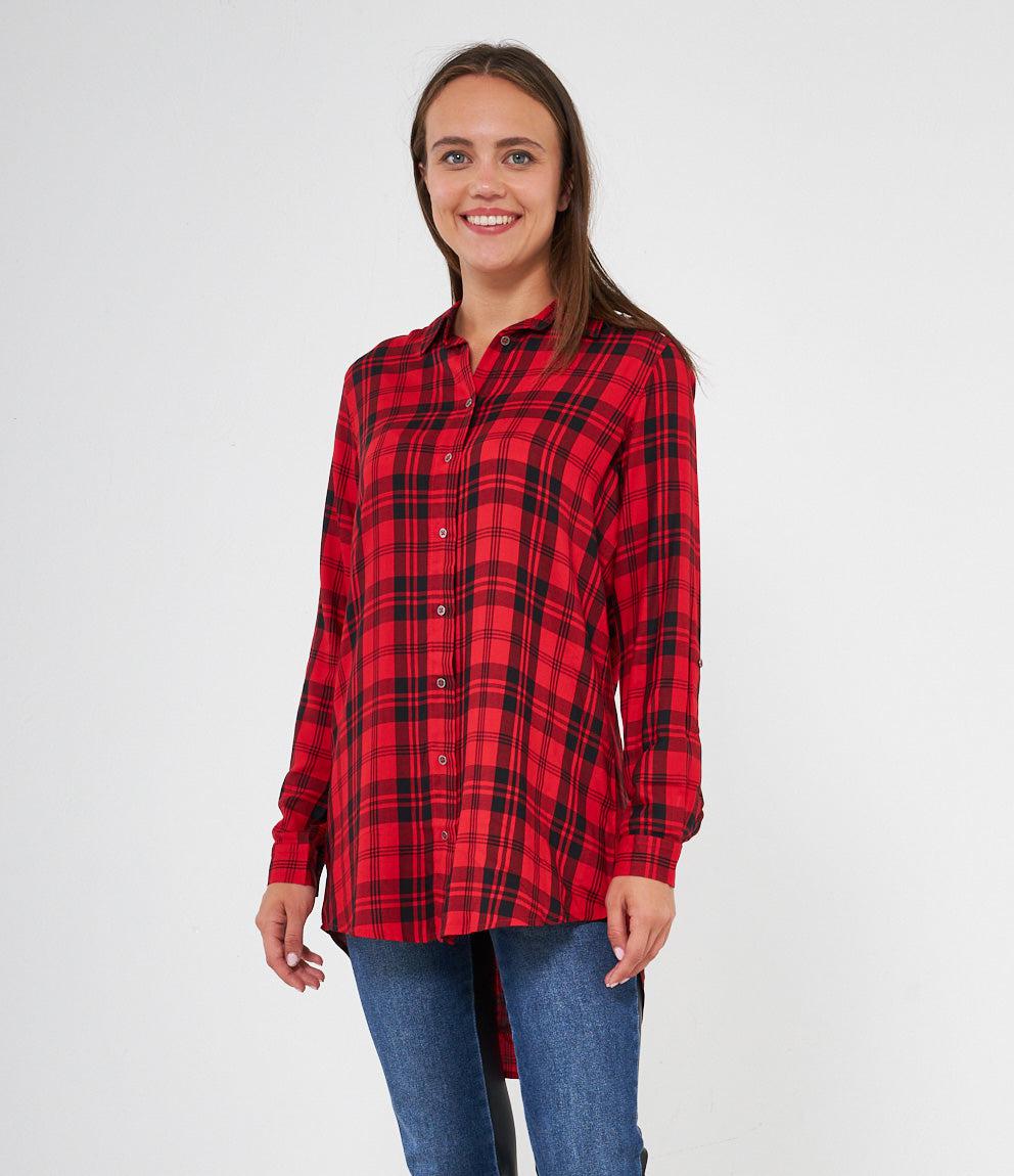 Camicia a quadri - Rosso a quadri Camicia a quadri - Rosso a quadri