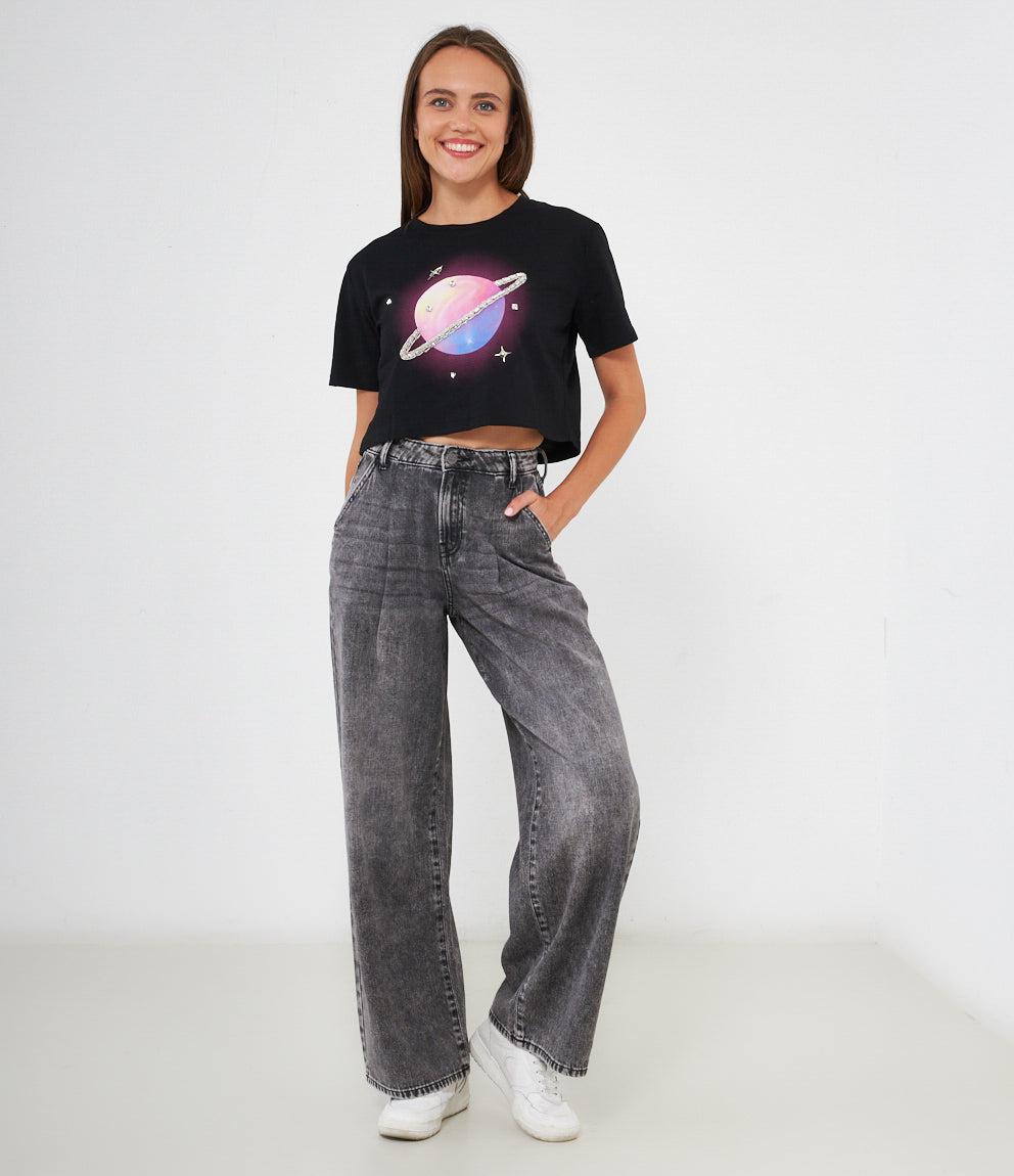 Jeans palazzo Zuiki Italia