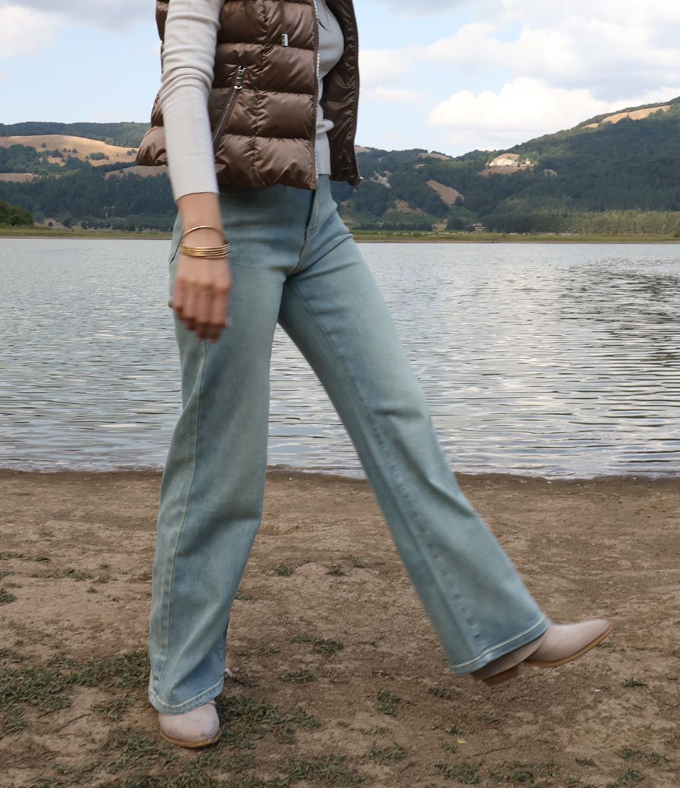 Jeans palazzo Zuiki Italia