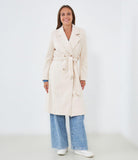 Cappotto con cintura