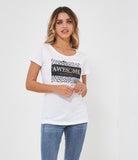 T-shirt stampa frontale