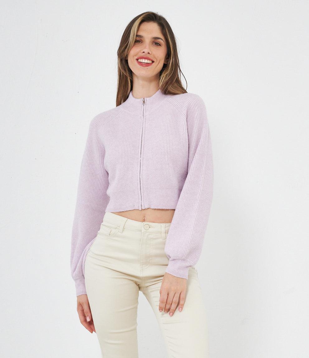 Maglia con zip sales