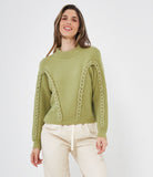 Maglia con trecce