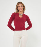 Maglia dettaglio gioiello