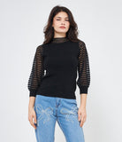 Maglia con trasparenze