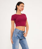T-shirt crop