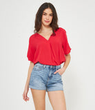 Casacca scollo a V