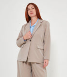 Blazer con bottone