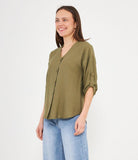 Camicia scollo a V