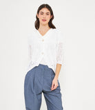 Cardigan traforato