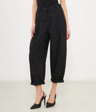 Pantaloni con strass