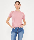 Maglia con ricamo