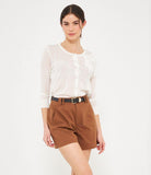 Cardigan semitrasparente