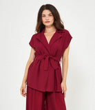 Gilet con cintura