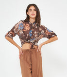 Camicia a fiori