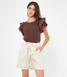 Maglia con volant