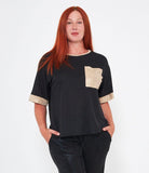 Maglia dettaglio laminato