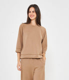 Felpa maniche tre quarti