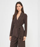 Blazer con cintura