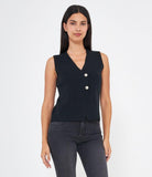 Gilet bottoni gioiello