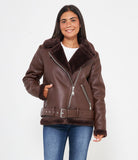 Giubbino con pelliccia interna