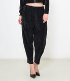 Pantaloni effetto camoscio