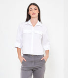 Camicia maniche a tre quarti