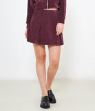 Gonna effetto camoscio