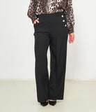 Pantaloni con bottoni