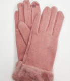 Guanti con pelliccia