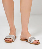 Ciabatte con fascia traforata