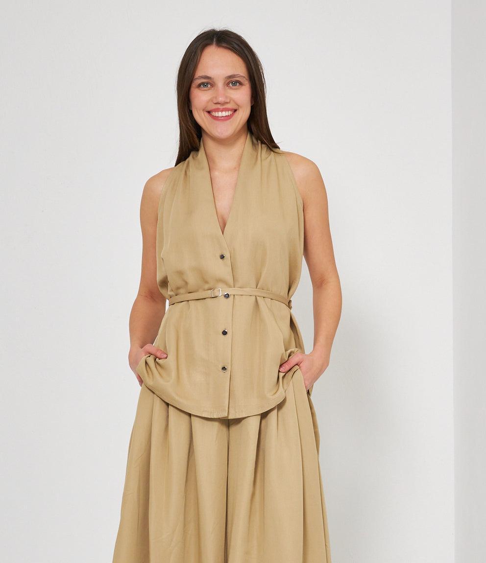 Gilet scollo a V
